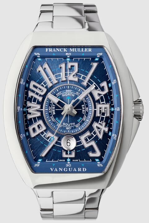 Best FRANCK MULLER Vanguard Mariner V41SCDTYTMAR OACAC Blue Dial Replica Watch